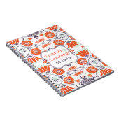 Livre d'invité de la Monnaie Aqua Jaune Moderne (Côté Droit)