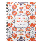 Livre d'invité de la Monnaie Aqua Jaune Moderne (Devant)