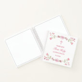 Livre d'invité de la première communion des fleurs (Intérieur)