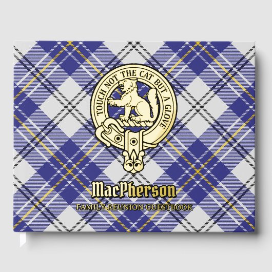 Livre d'invité de la Réunion de famille MacPherson (Recto)