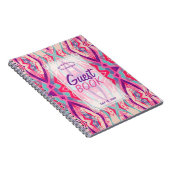 Livre d'invité de la tribu Boho de Purple Pink Azt (Côté Droit)
