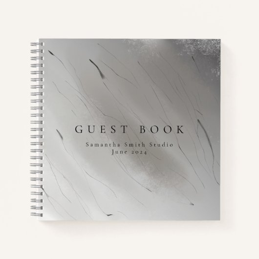 Livre d'invité de l'artiste pour l'exposition Art (Devant)