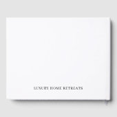 Livre d'invité de location de vacances photo compl (Verso)