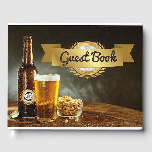 Livre d'invité de Mans Beer Birthday Party (Recto)