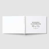 Livre d'invité de mariage simple et élégant (Complet)