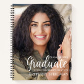 Livre d'invité de Modern Instant Photo Graduation (Devant)