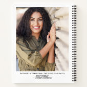 Livre d'invité de Modern Instant Photo Graduation (Dos)