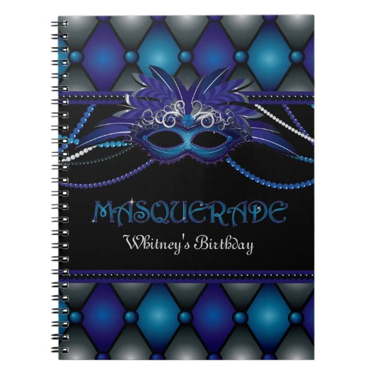 Livre d'invité de partie de mascarade (Devant)