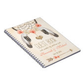 Livre d'invité décoré d'un monogramme de mariage (Côté Droit)