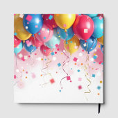 Livre d'invité des ballons de fête