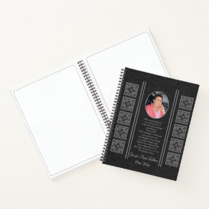 Livre d'invité des conserves commémoratives person