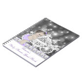 Livre d'invité du Baby shower Princess Purple (Côté gauche)