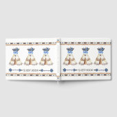 Livre d'invité du Baby shower Tribal Teepee (Complet)