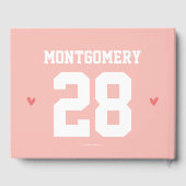 Livre d'invité du ballon de soccer pour toujours (Verso)