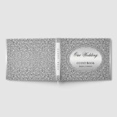 Livre d'invité du cadre de Parties scintillant en  (Complet)