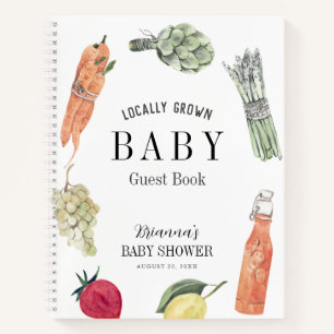 Livre d'invité du marché de Baby Farmers cultivé l