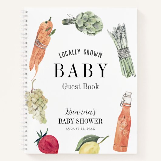 Livre d'invité du marché de Baby Farmers cultivé l (Devant)