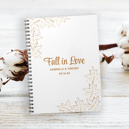 Livre d'invité du Mariage de automne Maple Leaf Ed