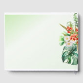 Livre d'invité du Mariage de la ceinture tropicale (Verso)