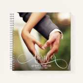 Livre d'invité du Mariage de message photo instant (Devant)