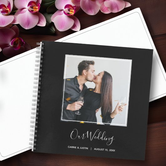Livre d'invité du Mariage de message photo instant