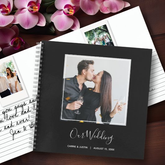 Livre d'invité du Mariage de message photo instant