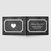 Livre d'invité du mariage de tableau noir personna (Complet)