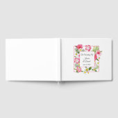 Livre d'invité du Mariage floral tropical (Complet)