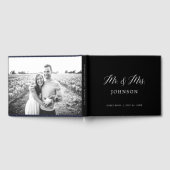 Livre d'invité du Mariage photo noir et blanc (Complet)