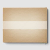 Livre d'invité du mémorial Carré Circle B gris cha (Verso)