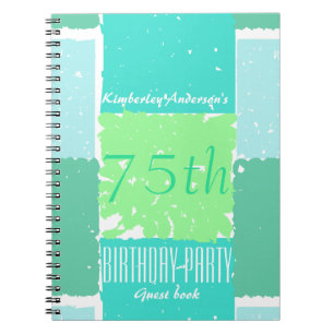 Livre d'invité en bon état d'anniversaire de