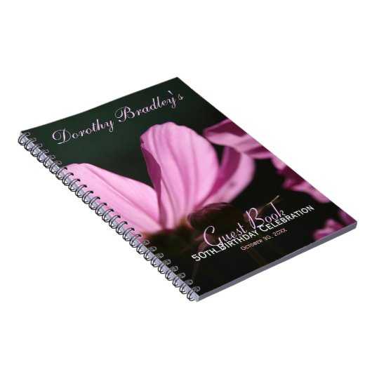 Livre d'invité fait sur commande de cinquantième (Côté Droit)