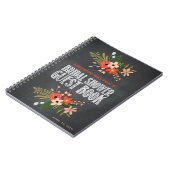 Livre d'invité floral de Fête de la mariée de (Côté gauche)