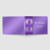 Livre d'Invité Floral Violet (Complet)