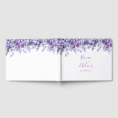 Livre d'Invité Floral Violet (Complet)