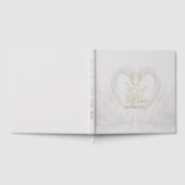 Livre d'Invité Foil Mariage Swan (Complet)