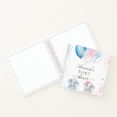 Livre d'invité genre révéler garçon fille éléphant (Intérieur)