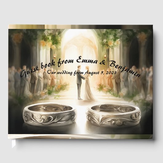 Livre d'invité mariage (Recto)