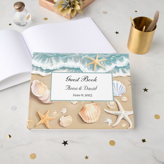 Livre d'invité mariage (Recto ouvert)