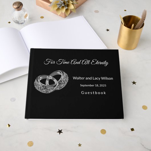 Livre d'invité mariage (Recto ouvert)