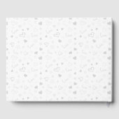 Livre d'invité Mariage amusant Quirky Watercolor C (Verso)