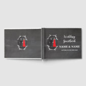 Livre d'invité mariage Chalk Skeletons Skuls (Complet)