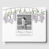 Livre d'invité Mariage de la Wisteria peinte (Recto)