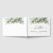 Livre d'invité Mariage de plantes vertes (Complet)