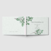 Livre d'invité mariage | Élégante aquarelle Eucaly (Complet)
