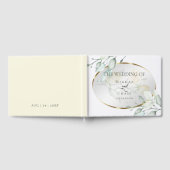 Livre d'invité mariage | Élégante rose jaune pâle (Complet)