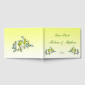 Livre d'invité Mariage Floral Jaune (Complet)