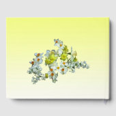 Livre d'invité Mariage Floral Jaune (Verso)