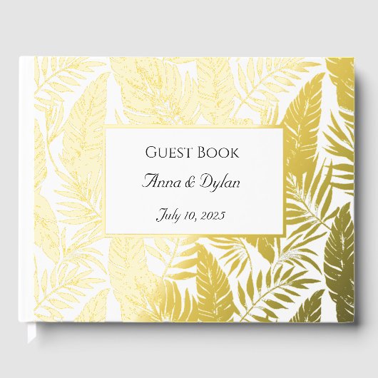Livre d'invité Mariage Giled Foil (Recto)