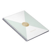 Livre d'invité mariage moderne de monogramme modif (Côté Droit)